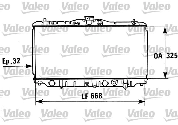 Radiator, engine cooling (730430)