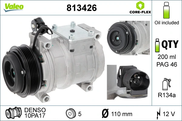 Compressor, air conditioning (813426)