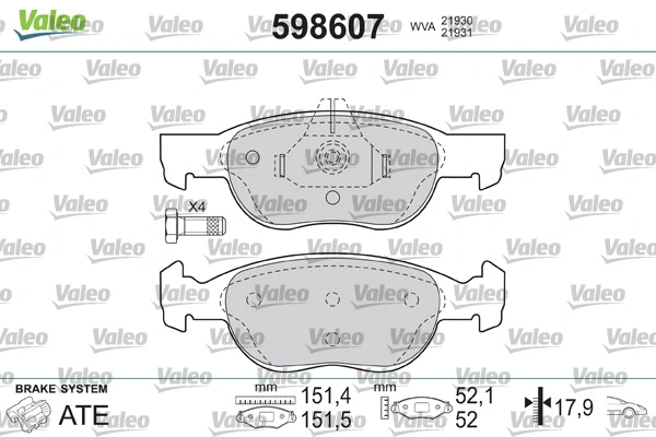 Brake Pad Set, disc brake