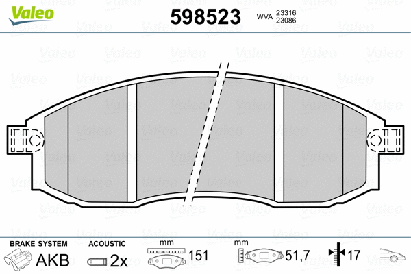 Brake Pad Set, disc brake