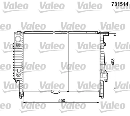 Radiator, engine cooling (731514)