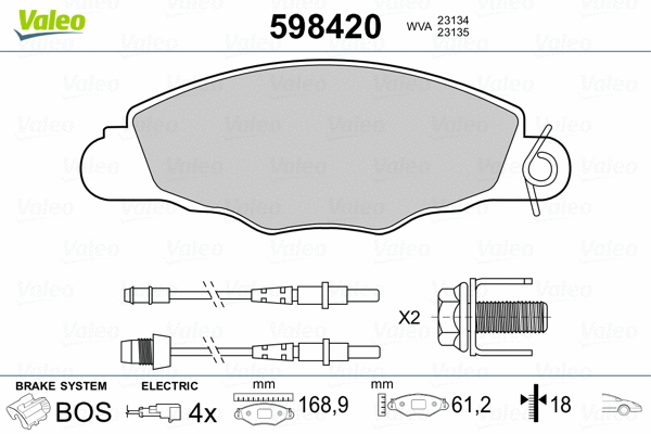 Brake Pad Set, disc brake