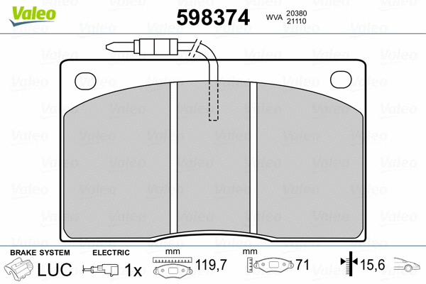 Brake Pad Set, disc brake