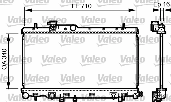 Radiator, engine cooling (734465)