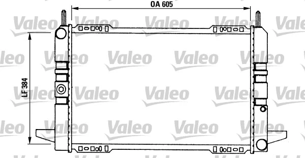 Radiator, engine cooling (730145)