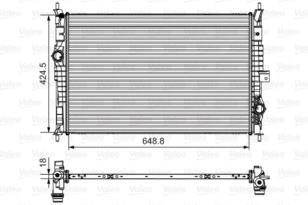 Radiator, engine cooling (735632)
