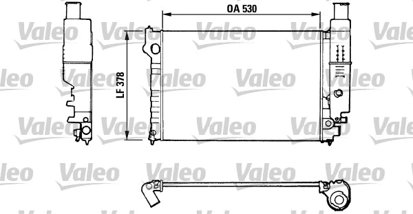Radiator, engine cooling (816554)