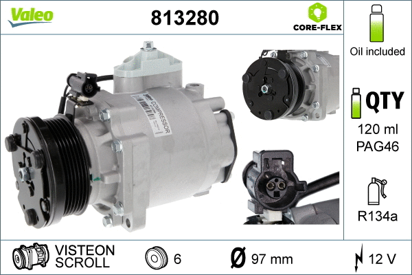 Compressor, air conditioning
