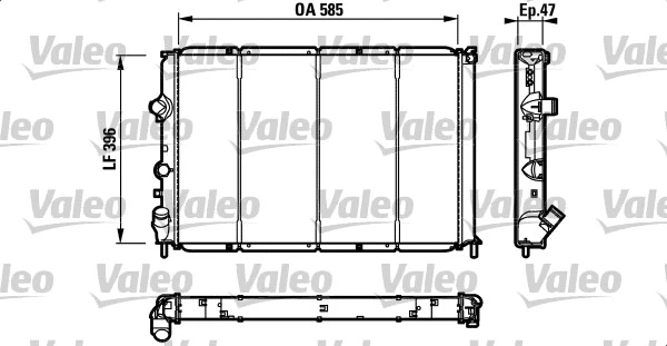 Radiator, engine cooling (731538)