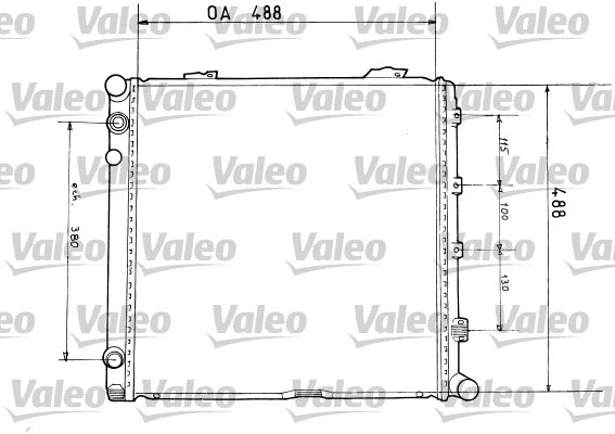 Radiator, engine cooling (819373)