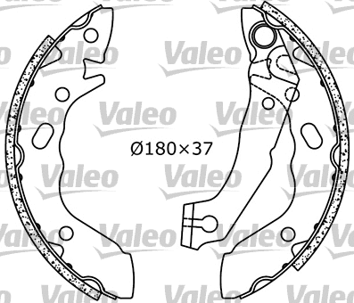 Brake Shoe Set (553835)