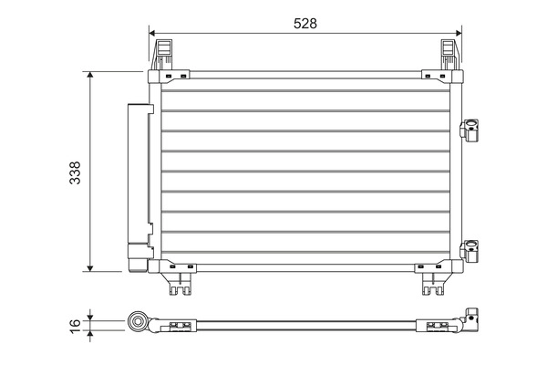 Condenser, air conditioning (814223)