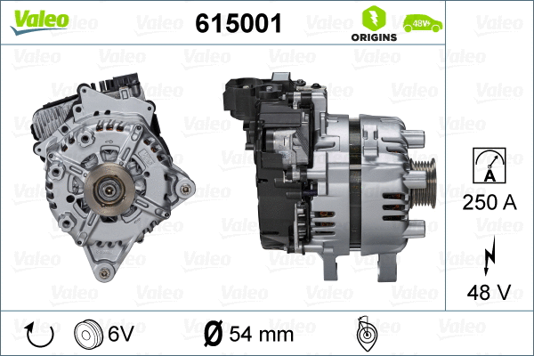 Alternator, starter