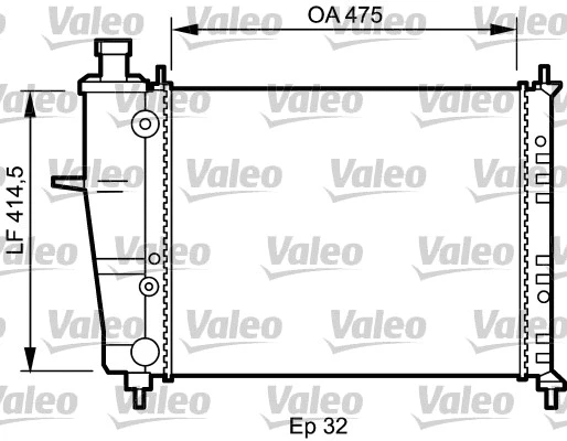Radiator, engine cooling (734239)