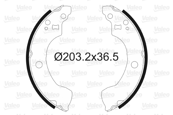 Brake Shoe Set (564029)