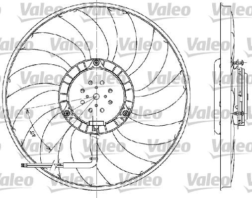 Fan, engine cooling (698609)