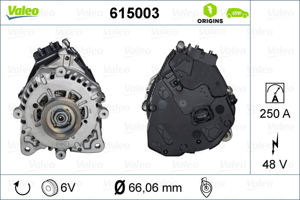 Alternator, starter