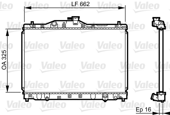 Radiator, engine cooling (731630)