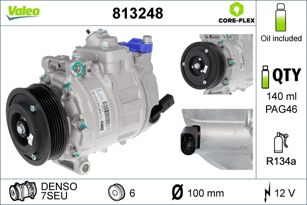 Compressor, air conditioning