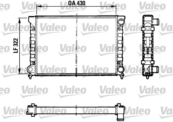 Radiator, engine cooling (883869)