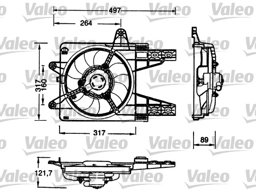 Fan, engine cooling (698179)