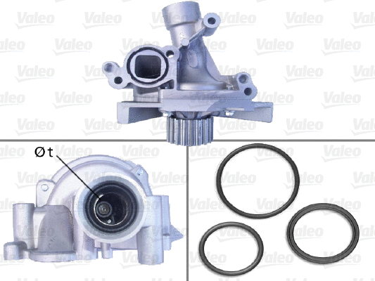 Water Pump, engine cooling (506918)
