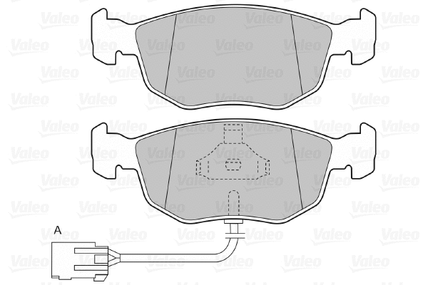 Brake Pad Set, disc brake (598630)