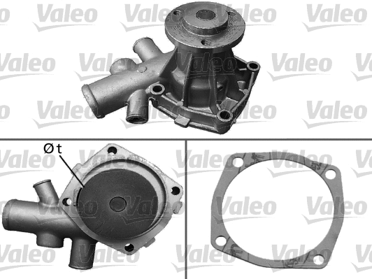 Water Pump, engine cooling (506285)