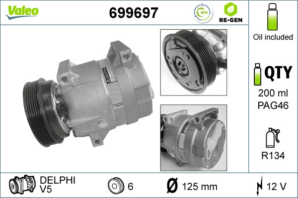 Compressor, air conditioning (699697)