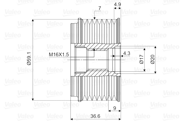 Alternator Freewheel Clutch