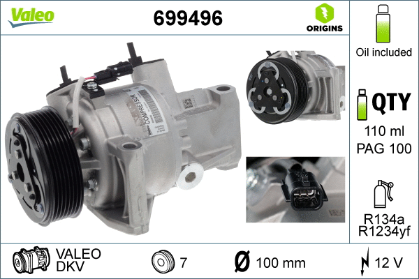 Compressor, air conditioning (699496)