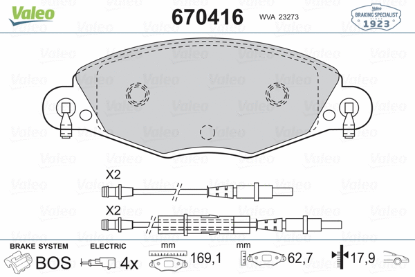 Brake Pad Set, disc brake