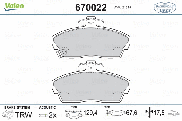 Brake Pad Set, disc brake