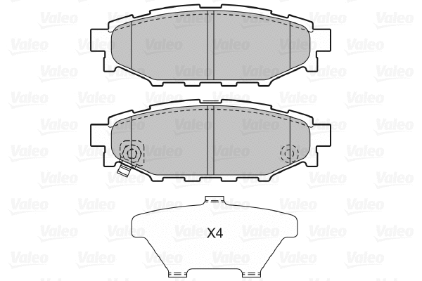 Brake Pad Set, disc brake (598929)
