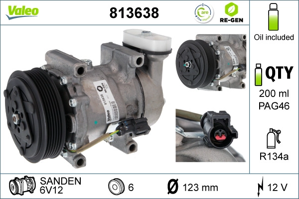 Compressor, air conditioning (813638)