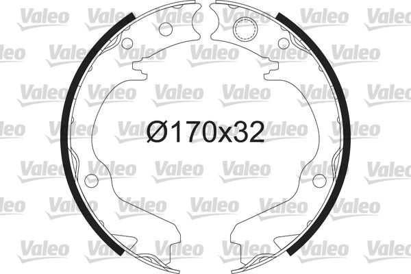 Brake Shoe Set (564234)