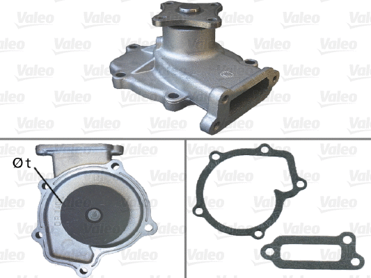 Water Pump, engine cooling (506438)