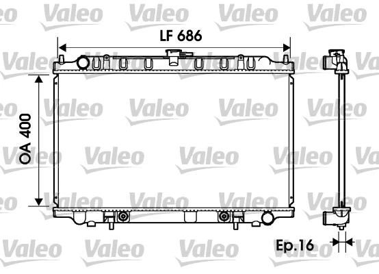 Radiator, engine cooling (734150)