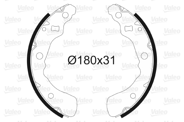 Brake Shoe Set (564001)