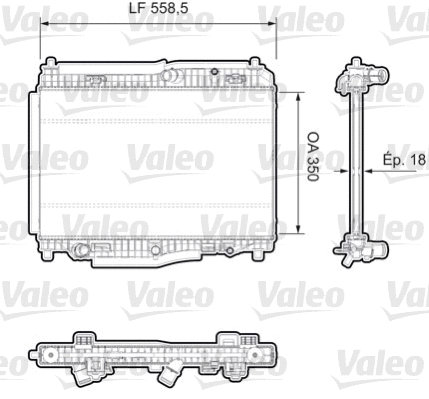 Radiator, engine cooling (735379)