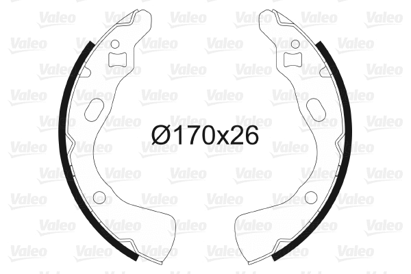 Brake Shoe Set (562623)