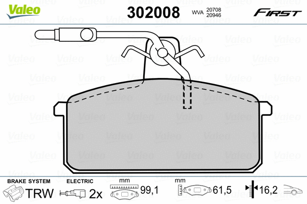 Brake Pad Set, disc brake
