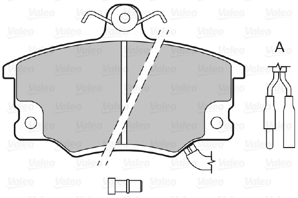 Brake Pad Set, disc brake (598134)