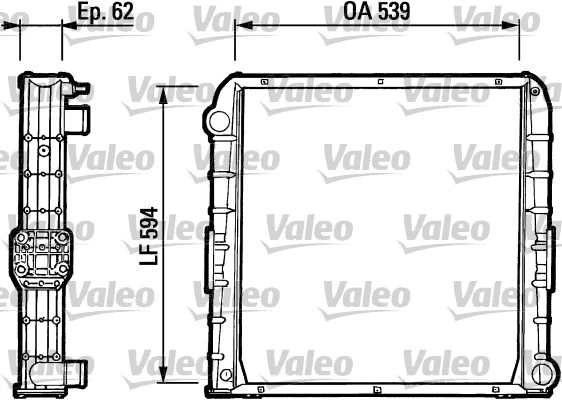 Radiator, engine cooling (730385)