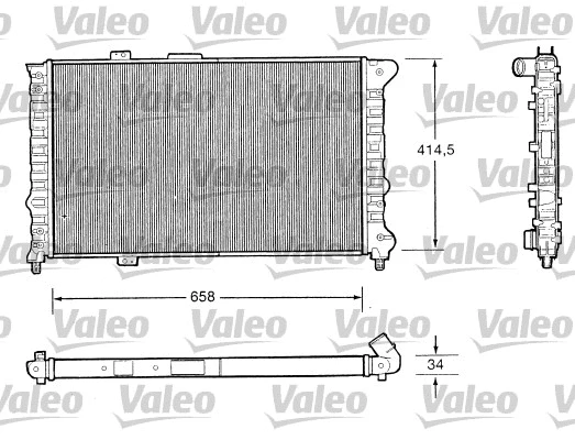 Radiator, engine cooling (732505)