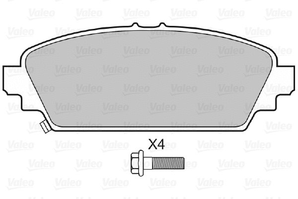 Brake Pad Set, disc brake (598435)