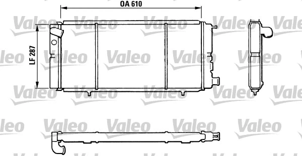 Radiator, engine cooling (810827)