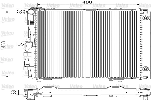 Radiator, engine cooling (733134)