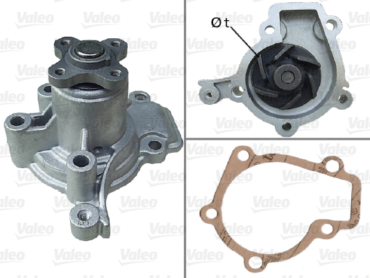 Water Pump, engine cooling (506818)