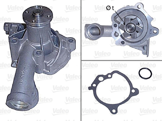 Water Pump, engine cooling (506404)